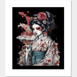 Geisha Demon Posters and Art